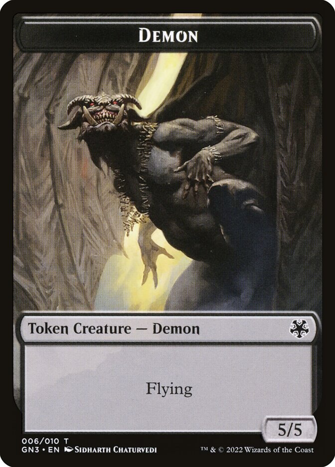 5/5 Demon Token