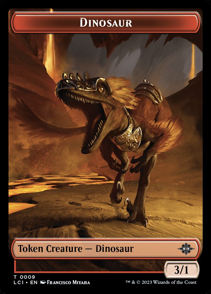 3/1 Dinosaur Token