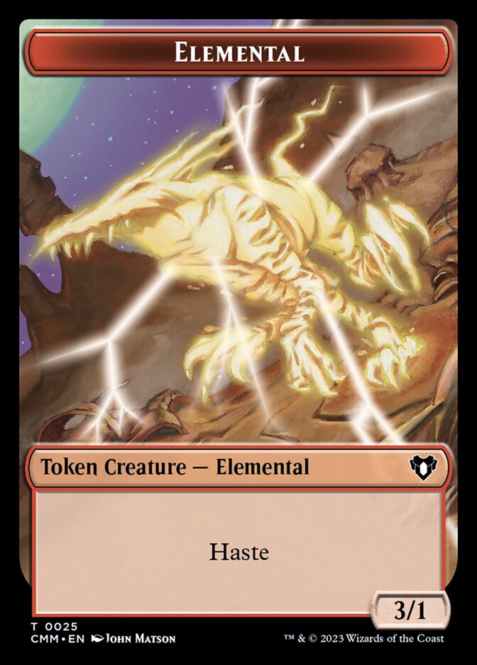 3/1 Elemental Token