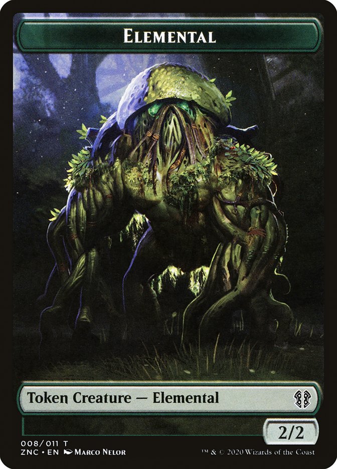 2/2 Elemental Token