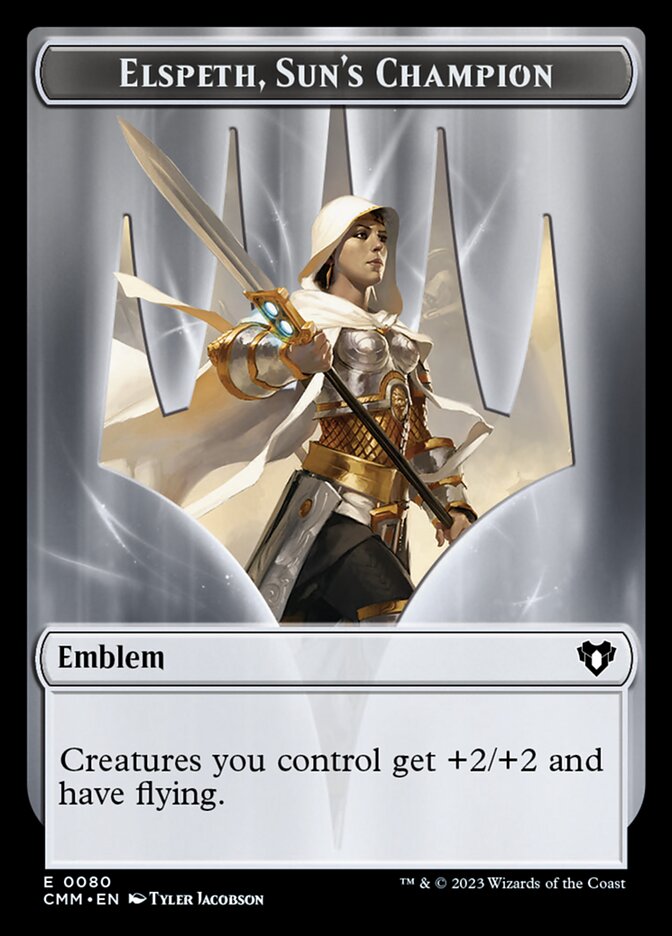 Elspeth, Sun's Champion Emblem Token