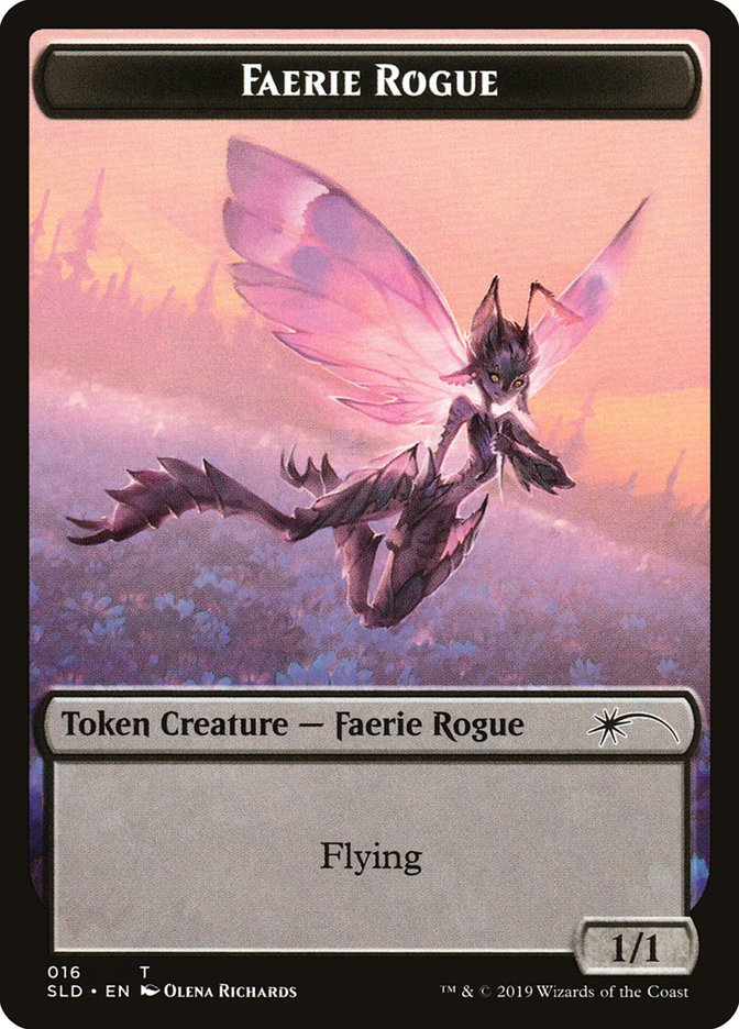 1/1 Faerie Rogue Token