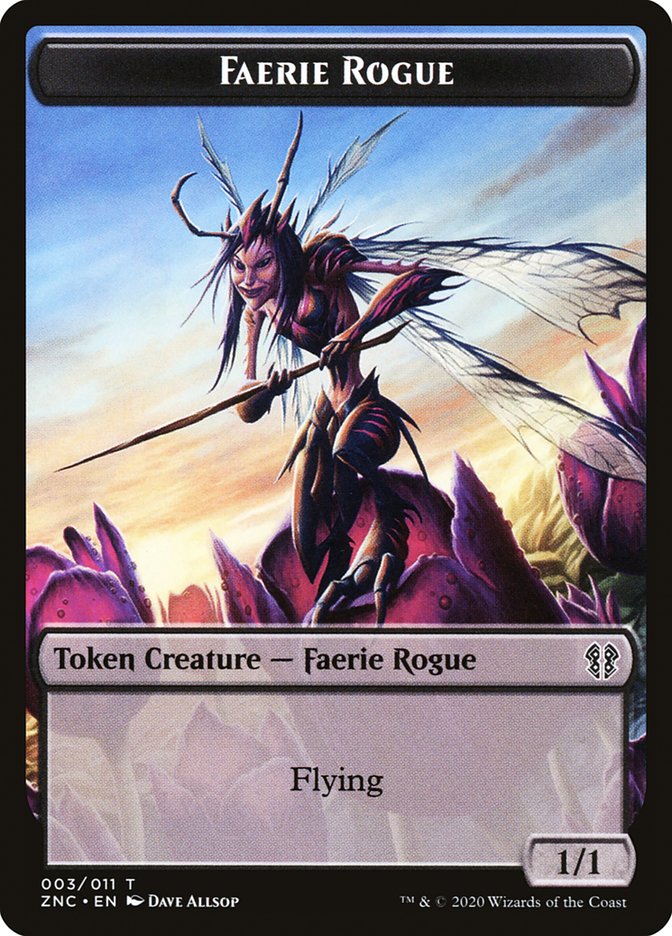 1/1 Faerie Rogue Token