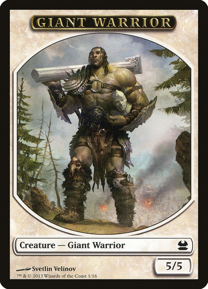 5/5 Giant Warrior Token