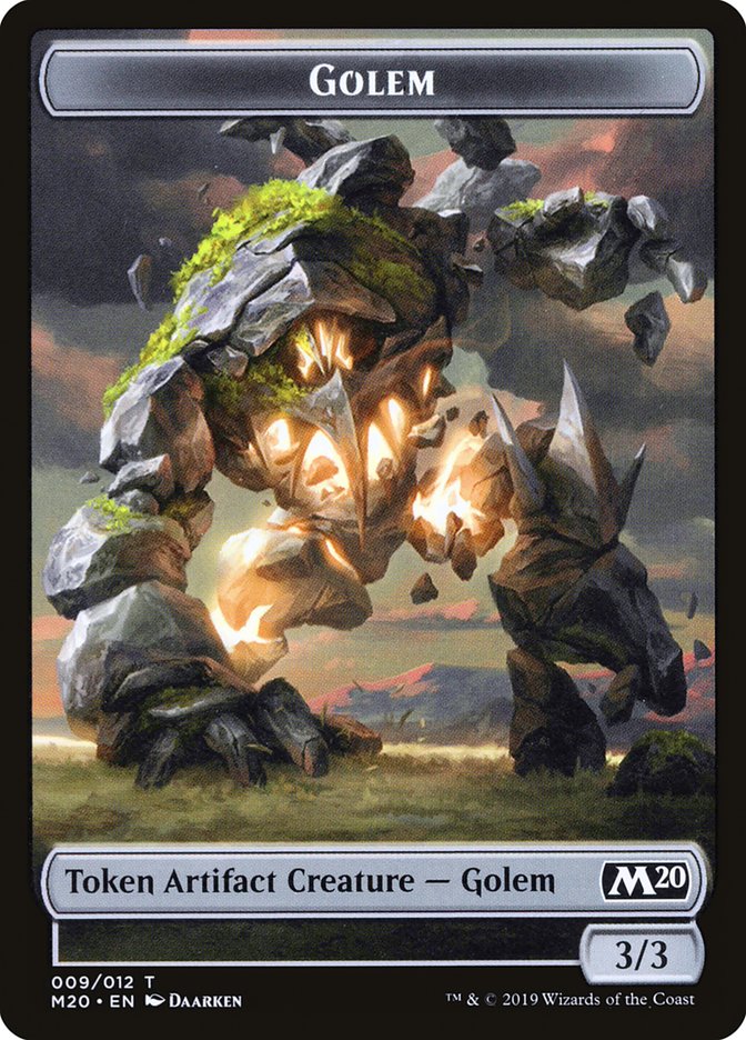 3/3 Golem Token