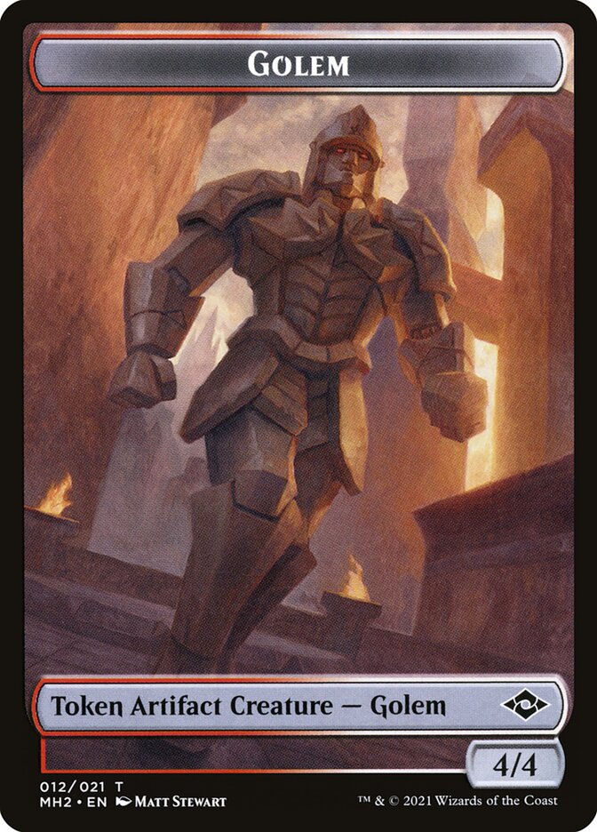 4/4 Golem Token