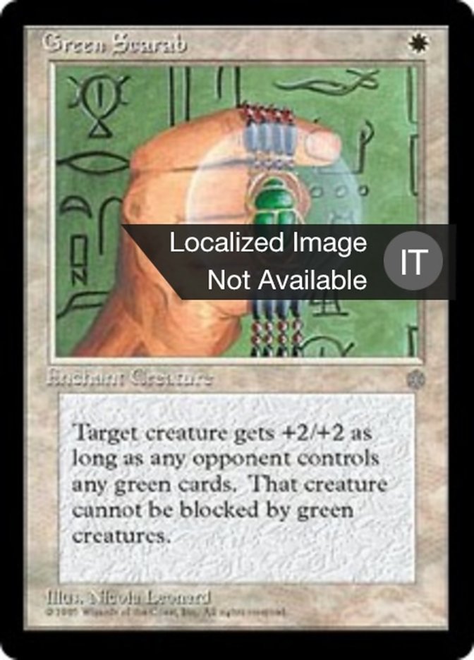 Green Scarab