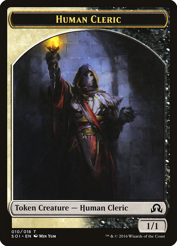 1/1 Human Cleric Token