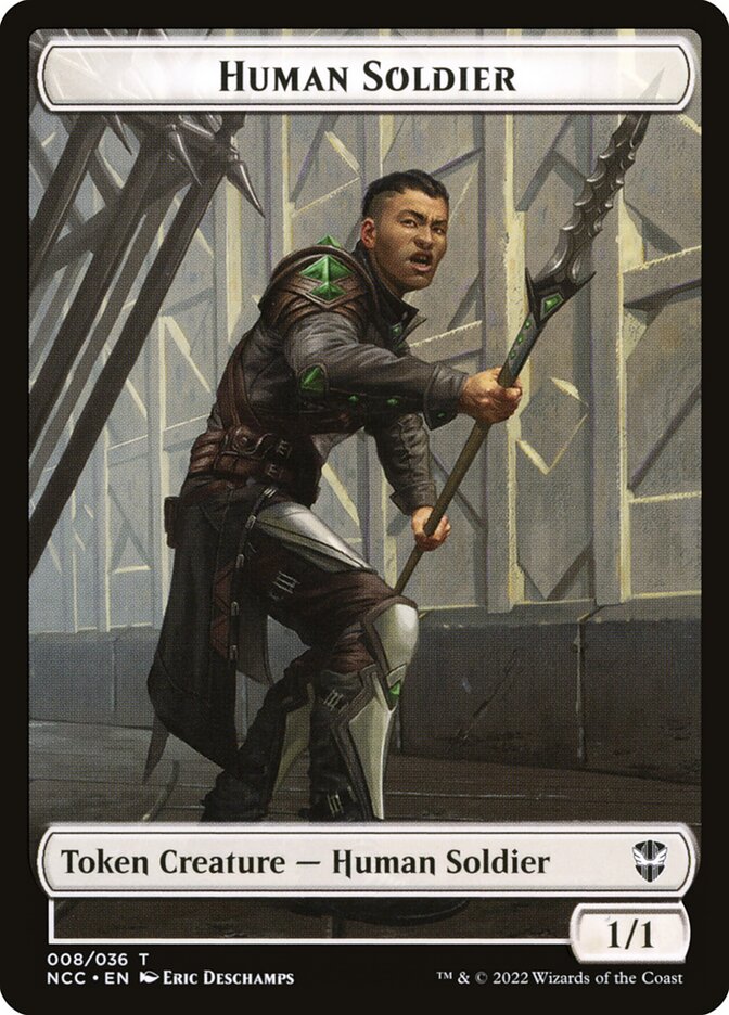 1/1 Human Soldier Token