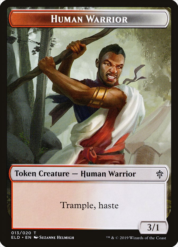 3/1 Human Warrior Token