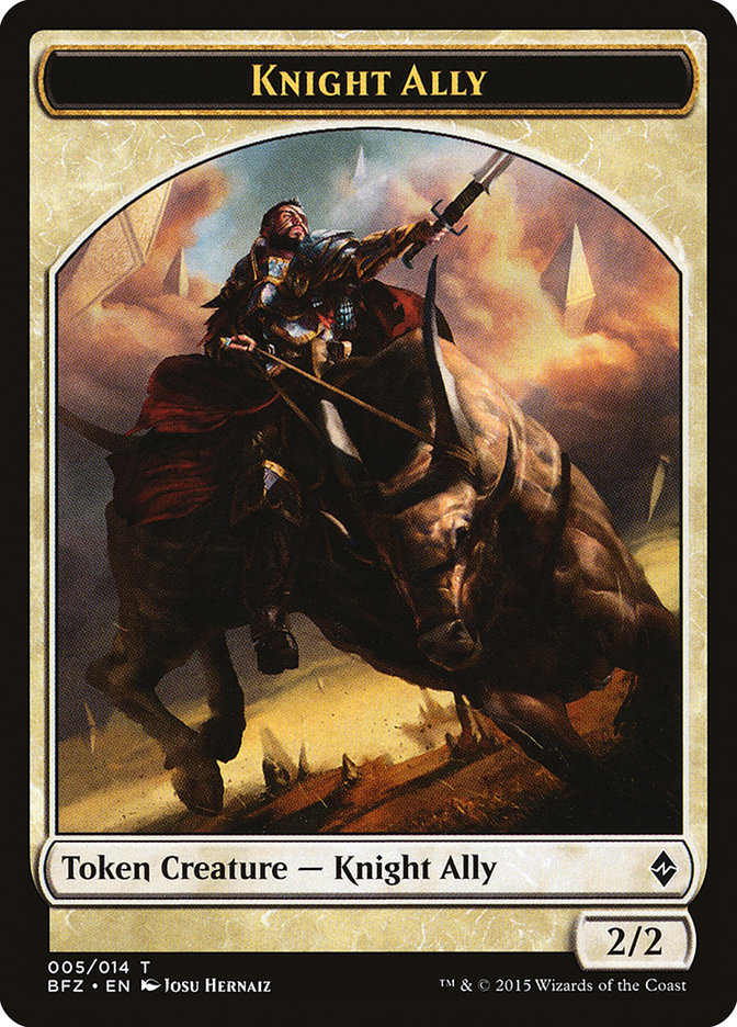 2/2 Knight Ally Token