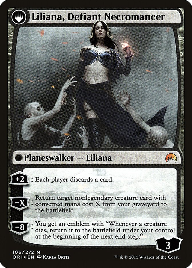 Liliana, Heretical Healer // Liliana, Defiant Necromancer