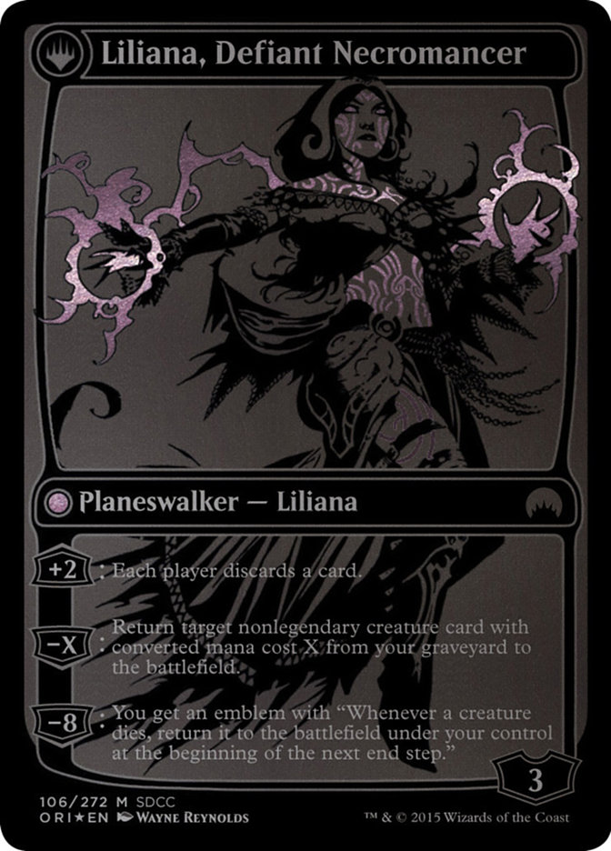 Liliana, Heretical Healer // Liliana, Defiant Necromancer