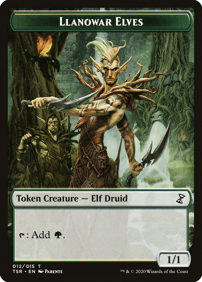 1/1 Llanowar Elves Token