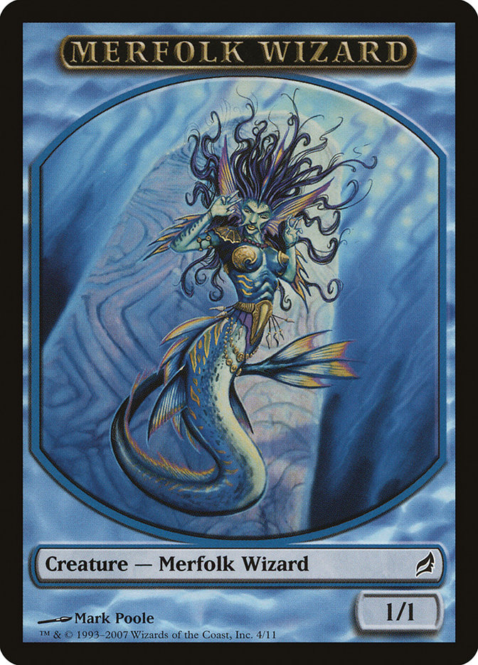 1/1 Merfolk Wizard Token