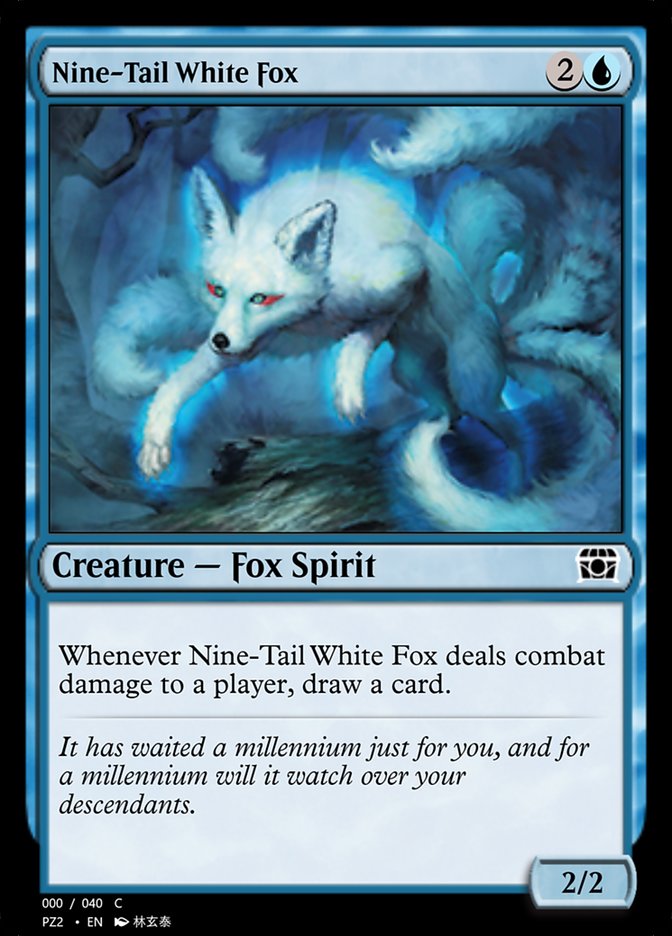 Nine-Tail White Fox