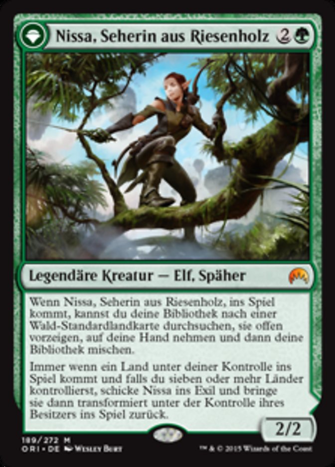 Nissa, Vastwood Seer // Nissa, Sage Animist