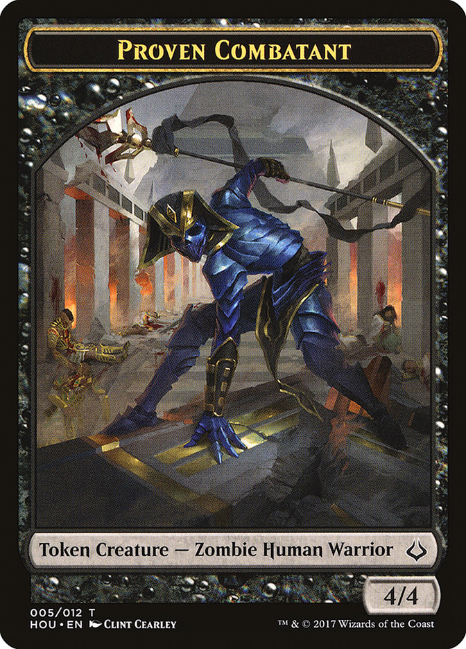 4/4 Proven Combatant Token