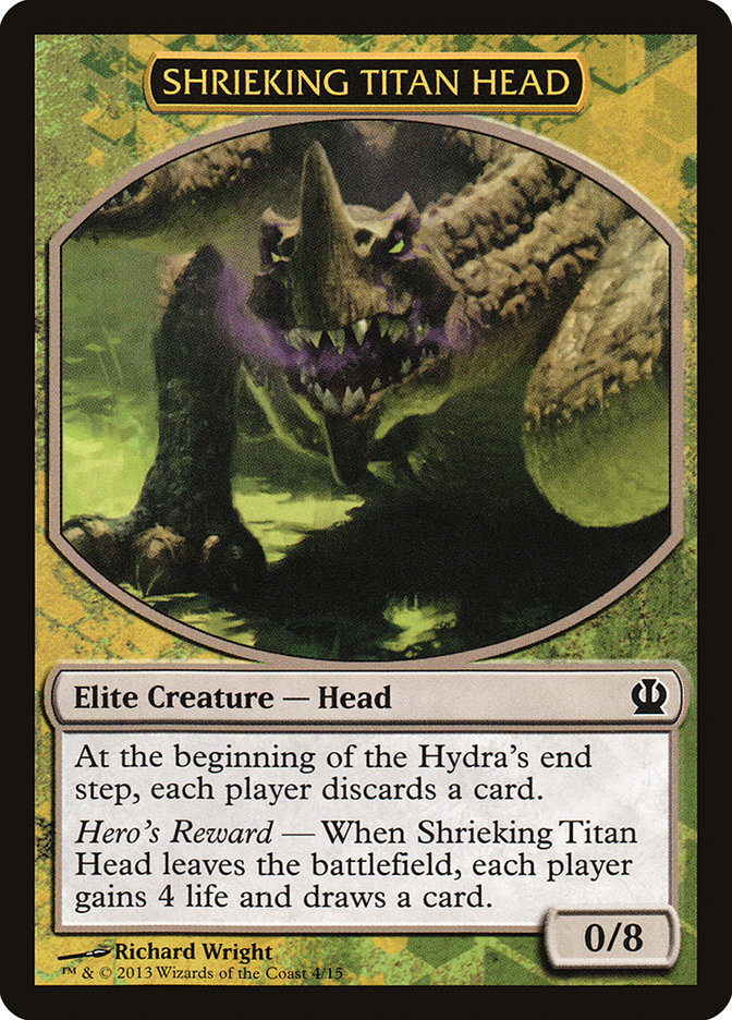 0/8 Shrieking Titan Head Token