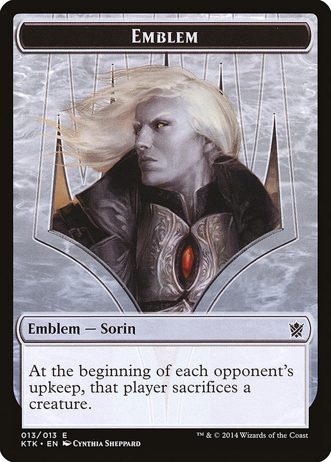 Sorin, Solemn Visitor Emblem Token