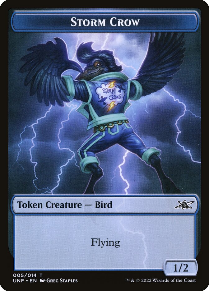 1/2 Storm Crow Token