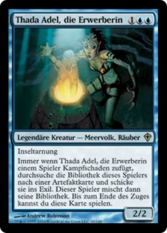 Thada Adel, Acquisitor