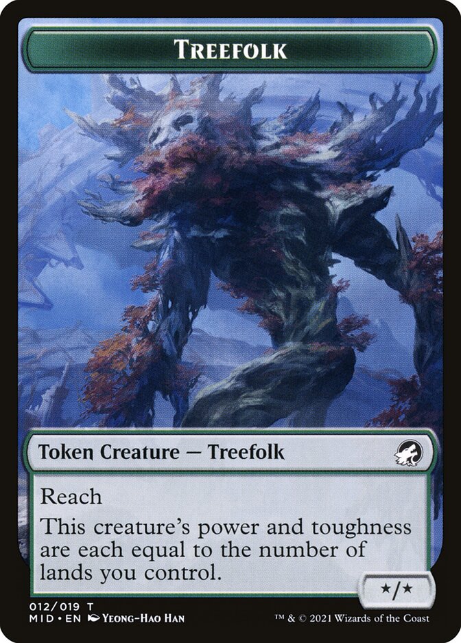 */* Treefolk Token