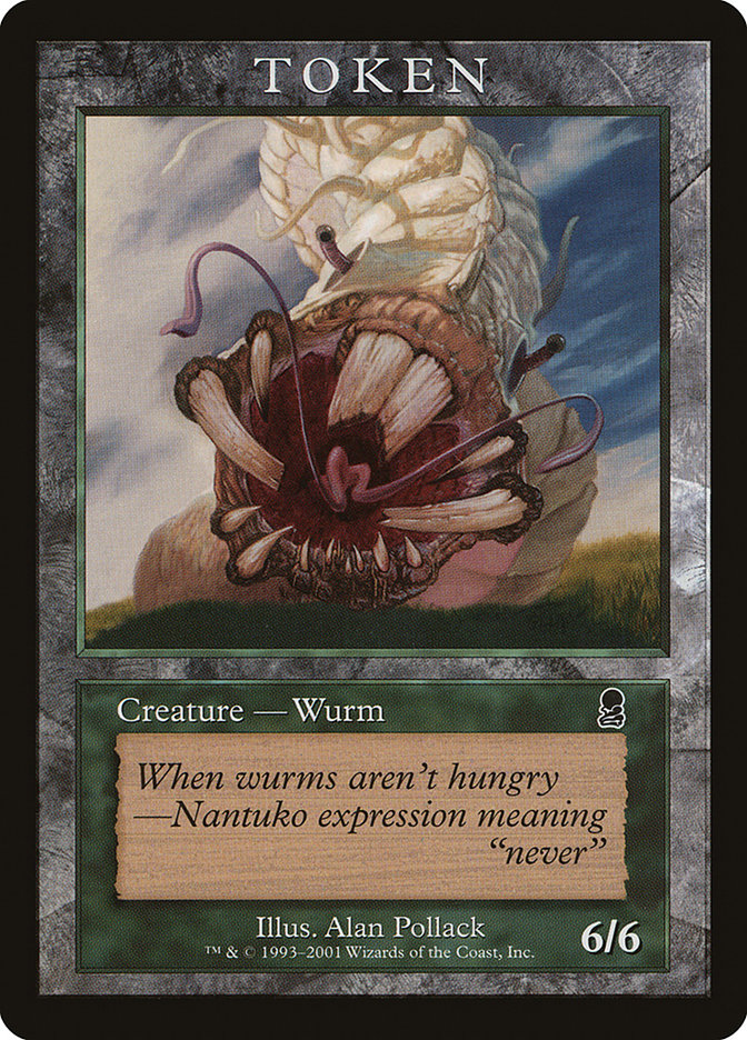 6/6 Wurm Token