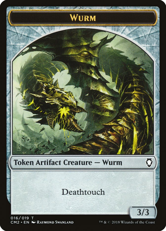 3/3 Wurm Token