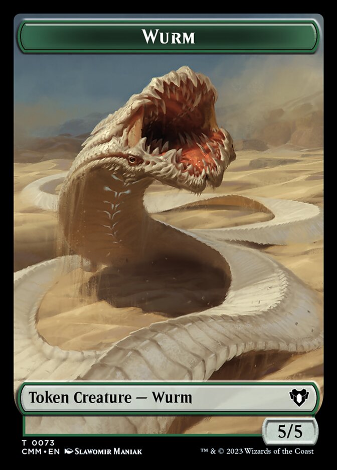 5/5 Wurm Token