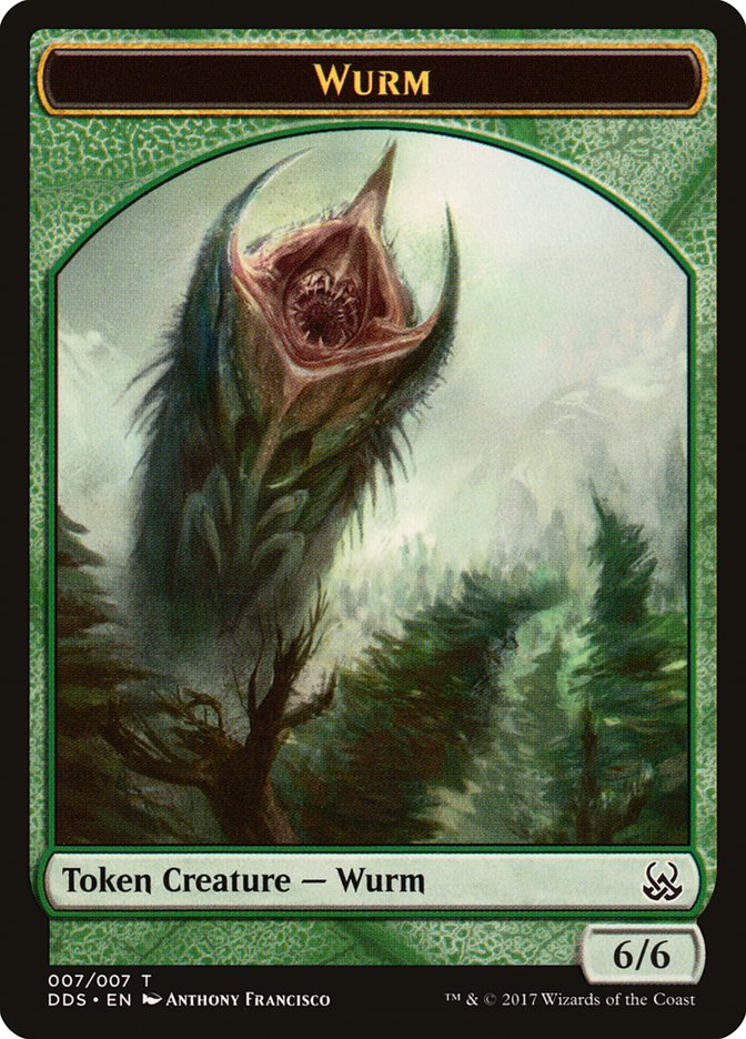 6/6 Wurm Token