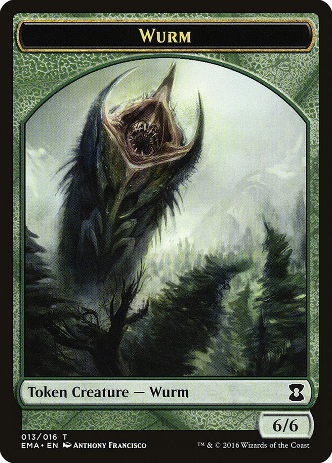 6/6 Wurm Token