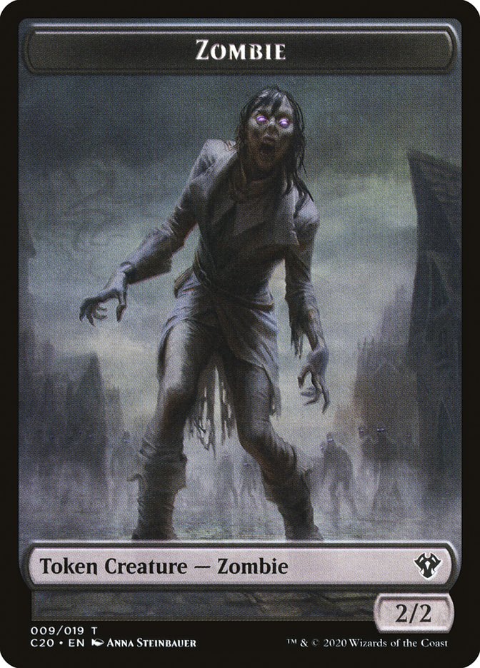 2/2 Zombie Token