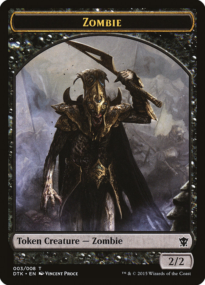 2/2 Zombie Token