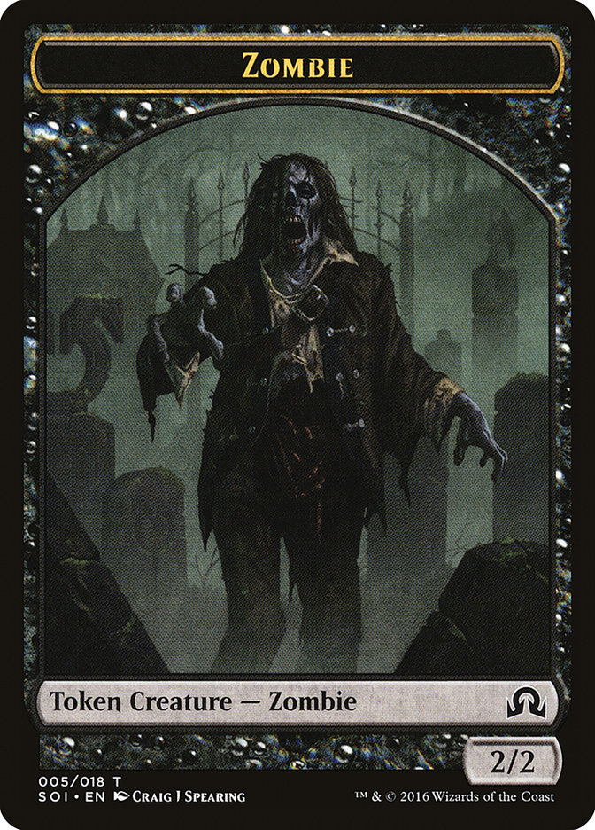 2/2 Zombie Token