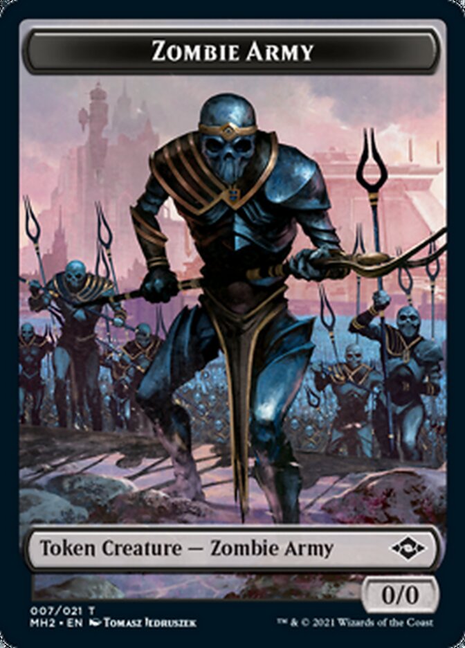 0/0 Zombie Army Token