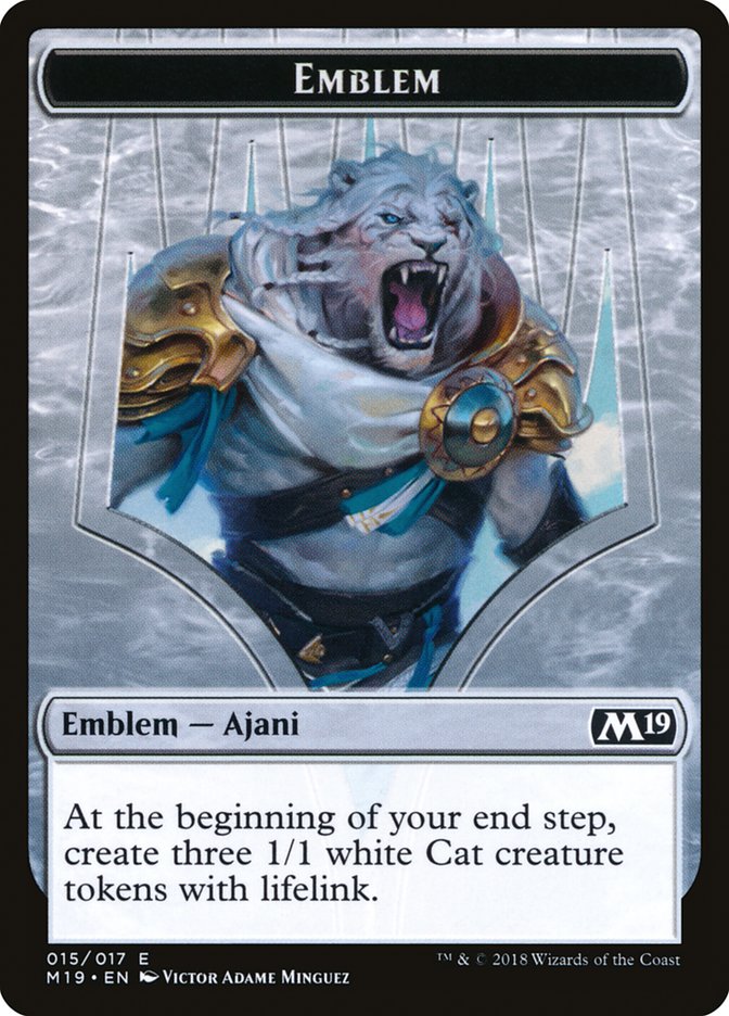 Ajani, Adversary of Tyrants Emblem Token