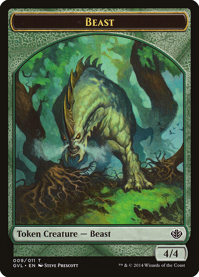 4/4 Beast Token