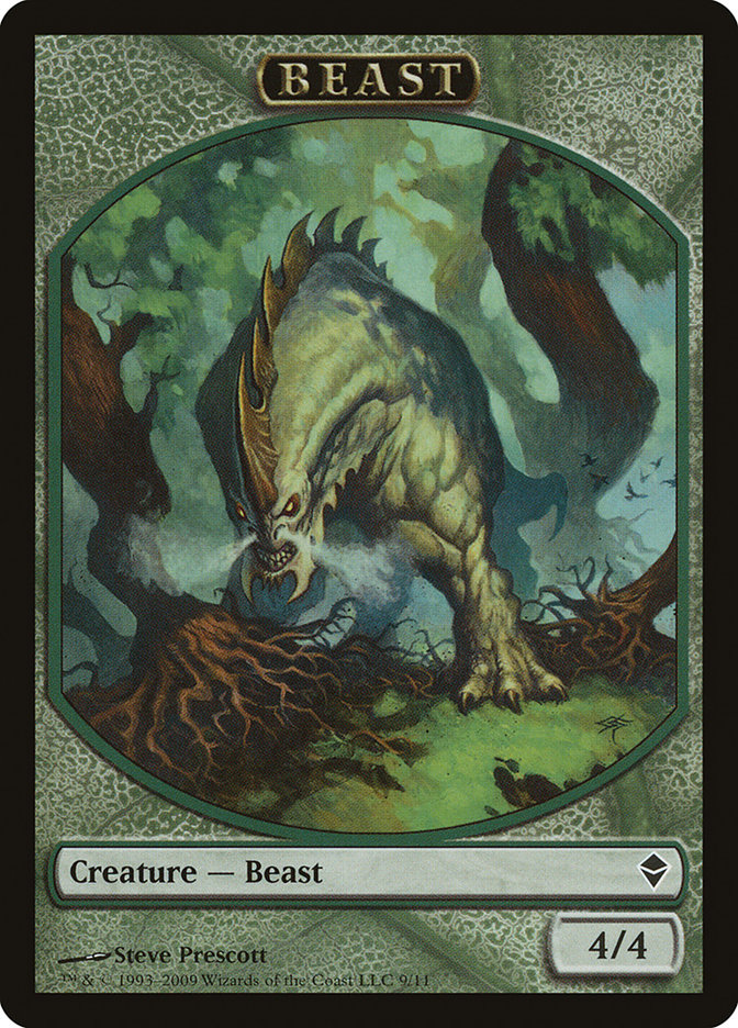 4/4 Beast Token