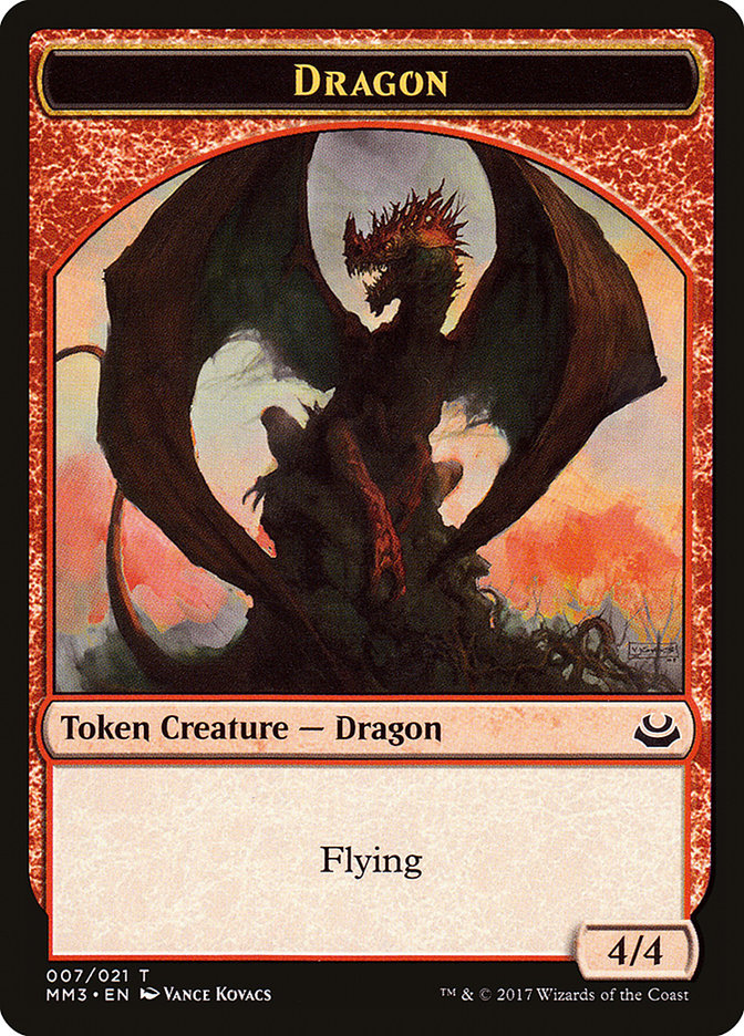 4/4 Dragon Token