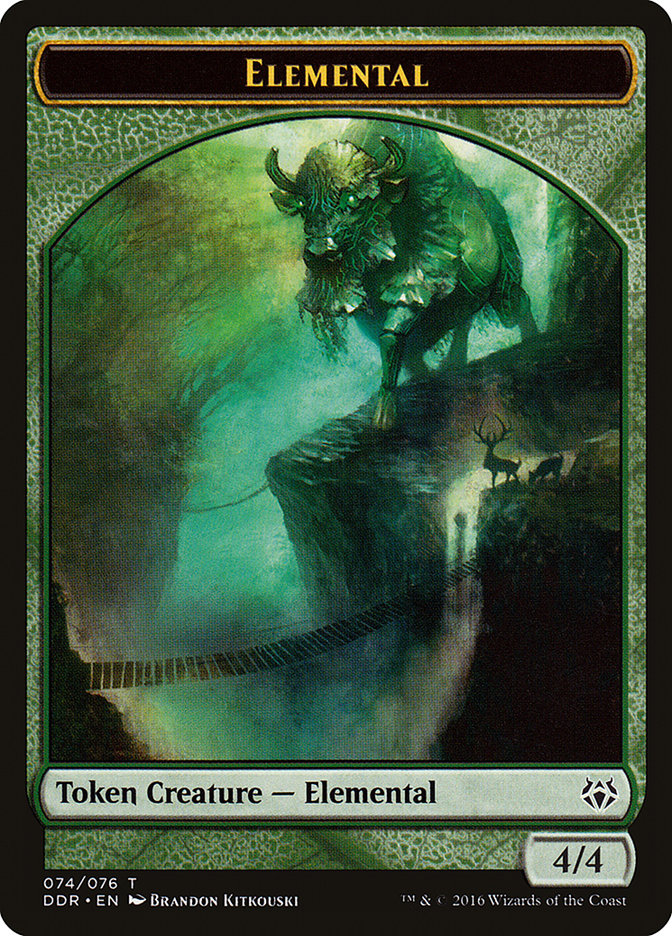 4/4 Elemental Token