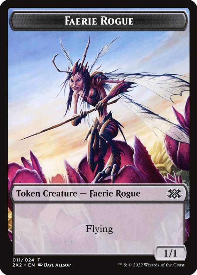 1/1 Faerie Rogue Token