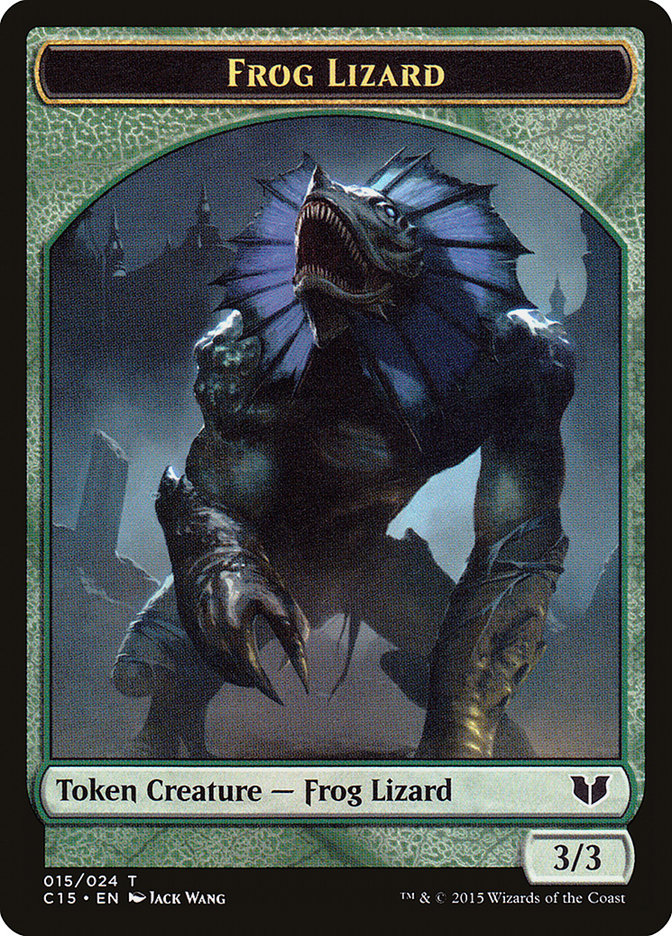 3/3 Frog Lizard Token