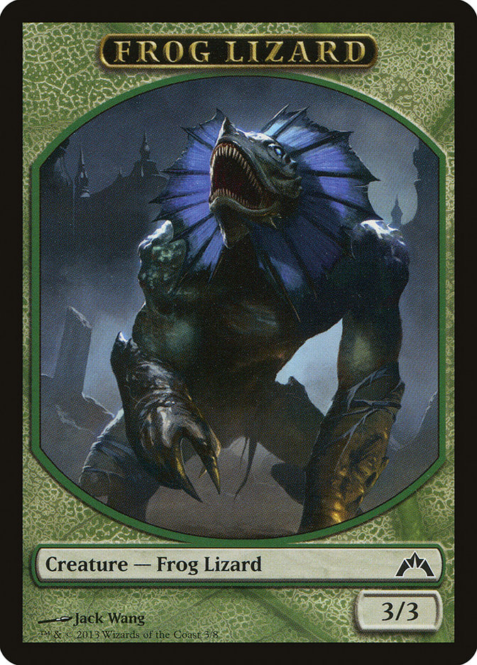 3/3 Frog Lizard Token