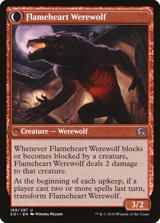 Kessig Forgemaster // Flameheart Werewolf