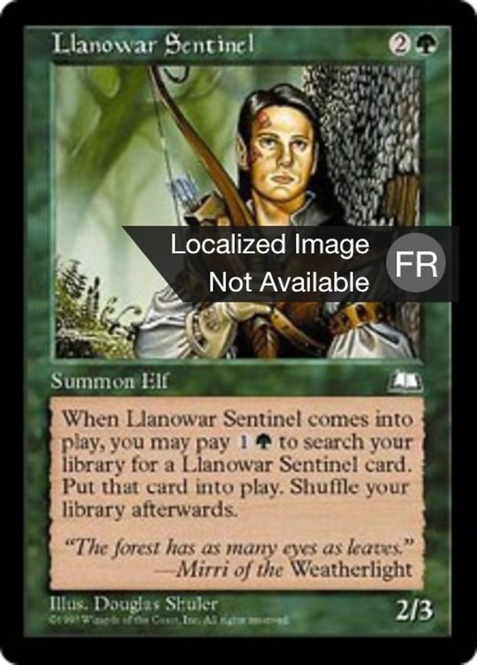 Llanowar Sentinel