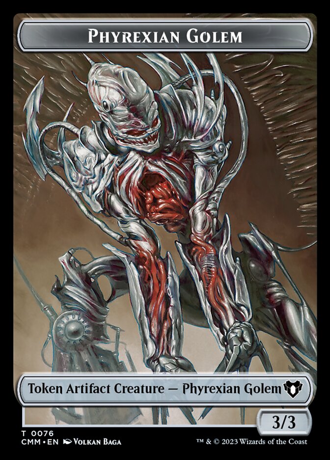 3/3 Phyrexian Golem Token