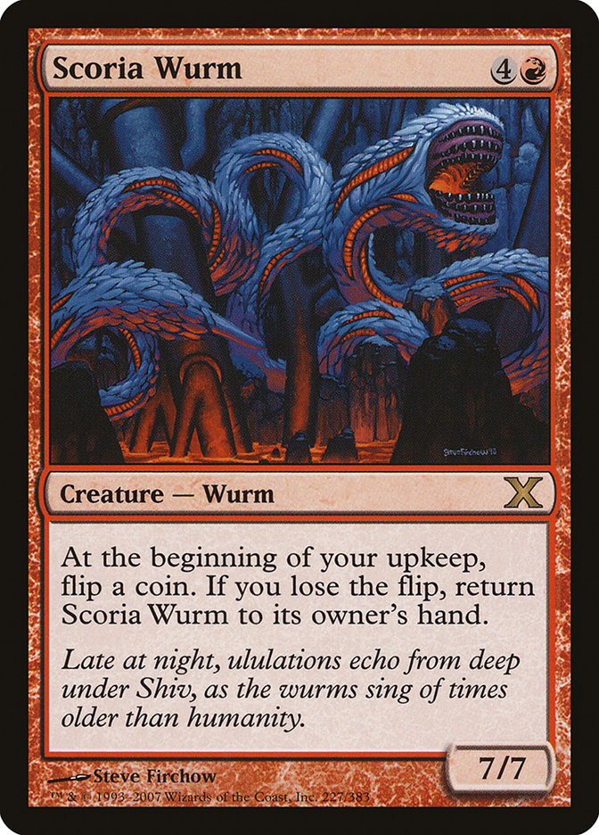 Scoria Wurm