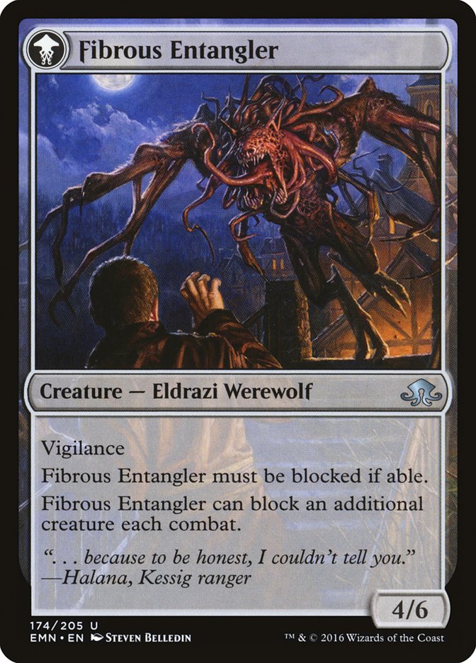 Tangleclaw Werewolf // Fibrous Entangler