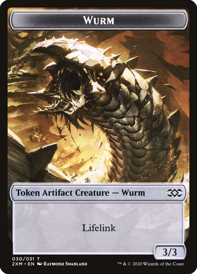 3/3 Wurm Token